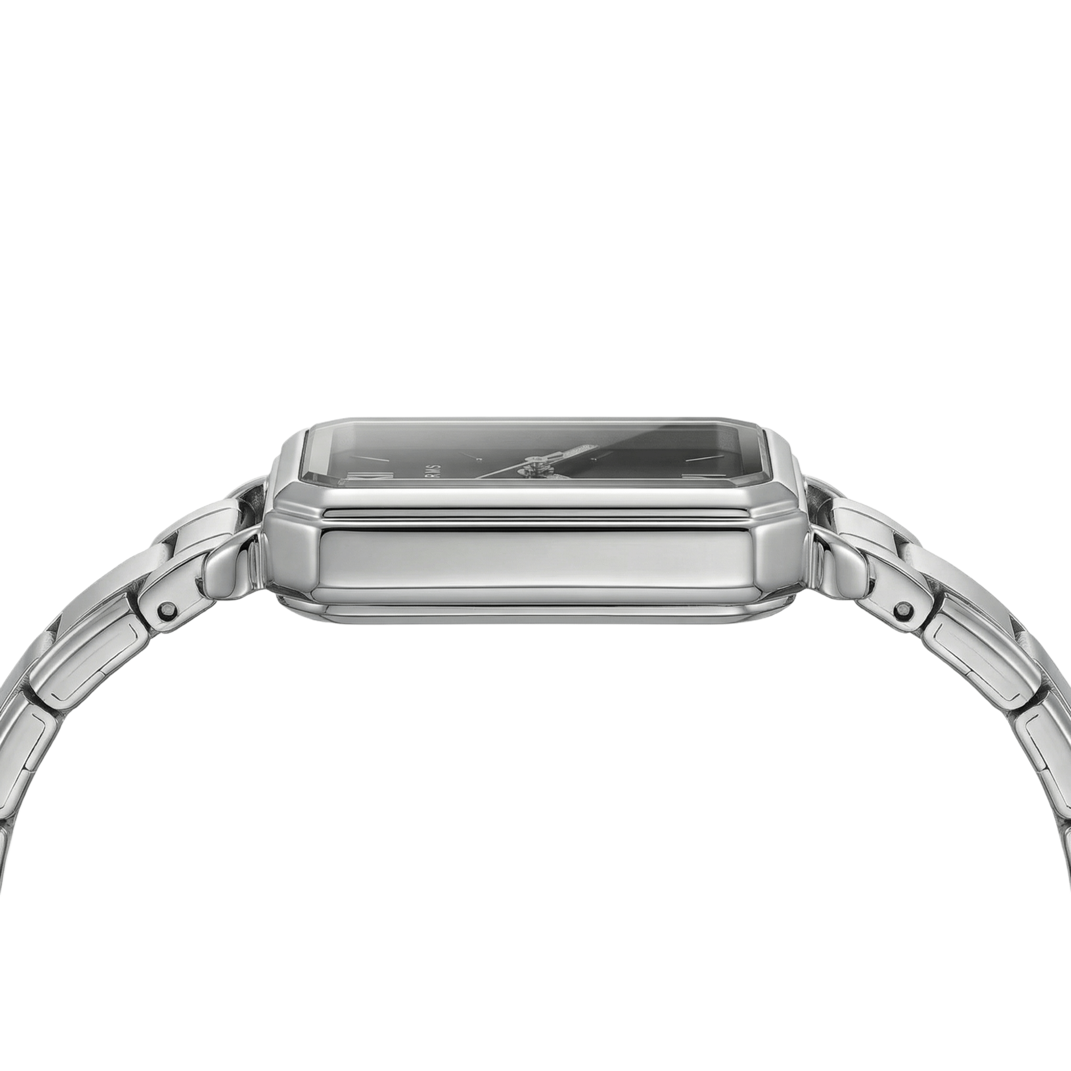 Como – Sølvutgave med svart urskive