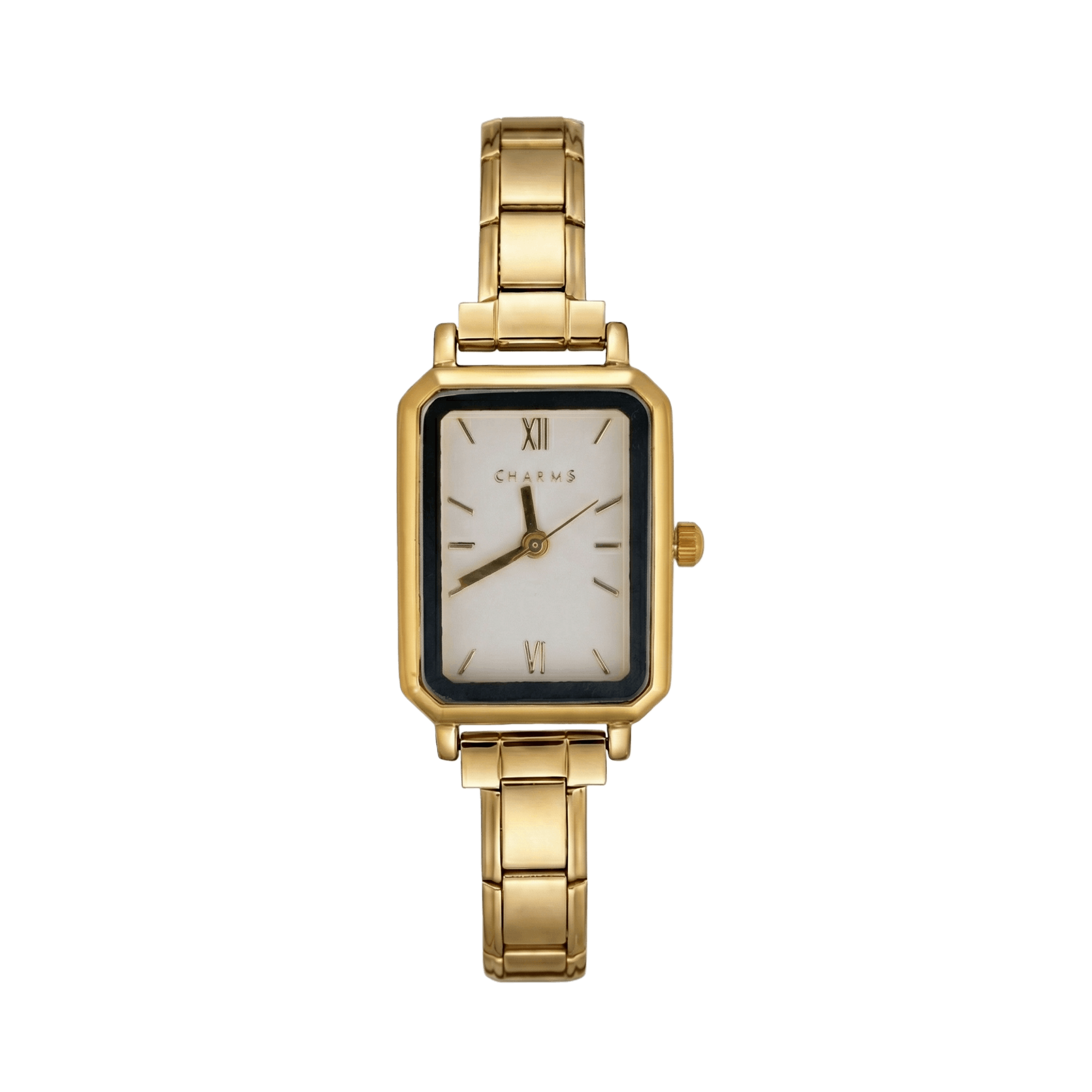 Como Watch Gold White Dial