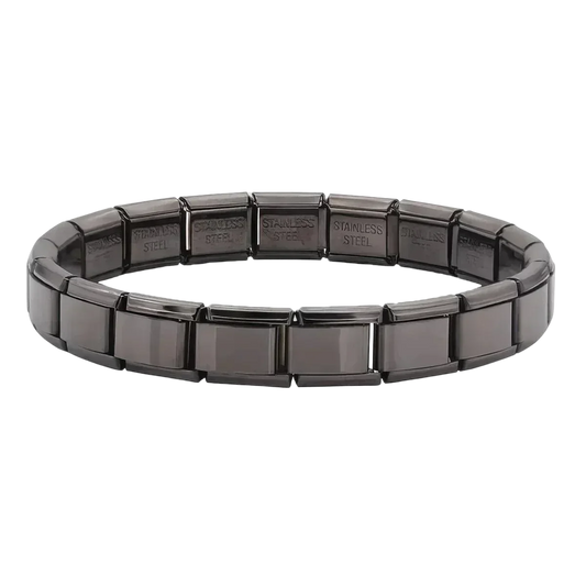 Charms-armbånd svart