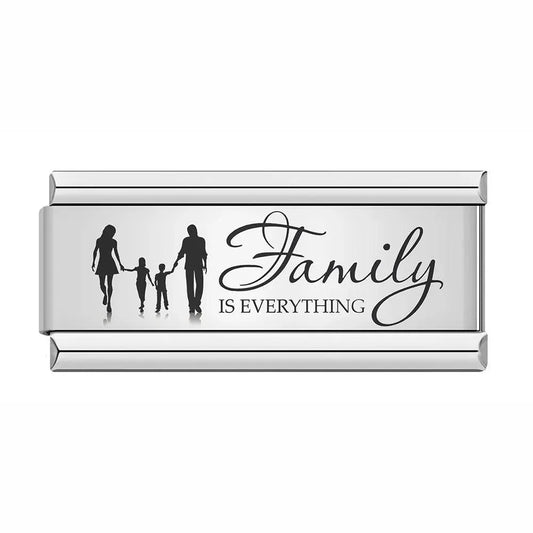 Family is Everything, on Silver - Charms Official
