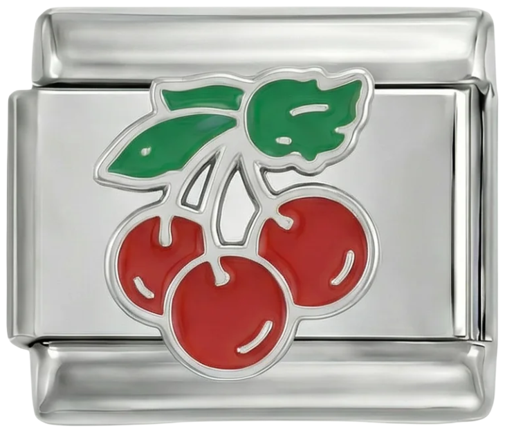 Red Cherries and Green Leaves - red-cherries-and-green-leaves.png