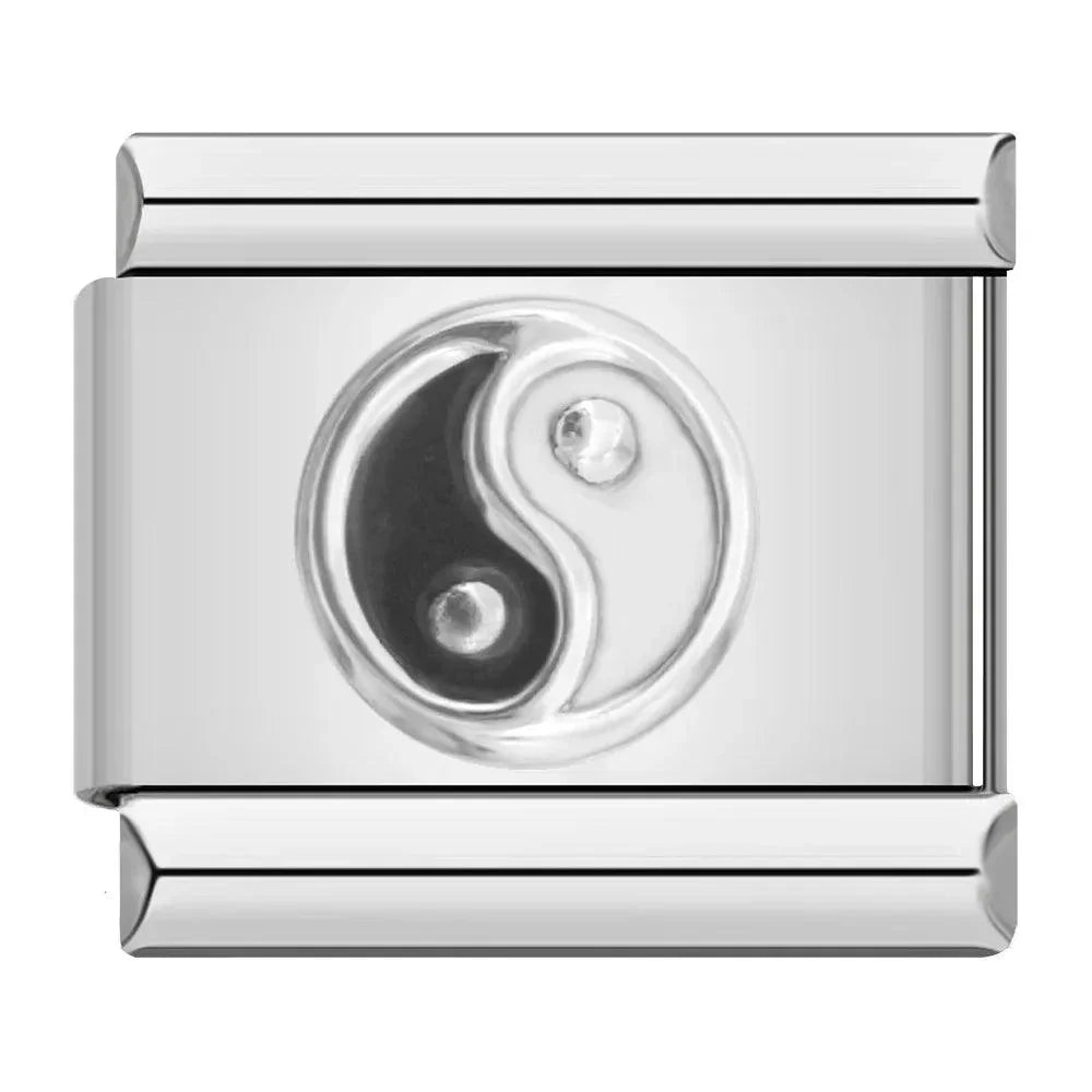 Yin et Yang, on Silver - Charms Official