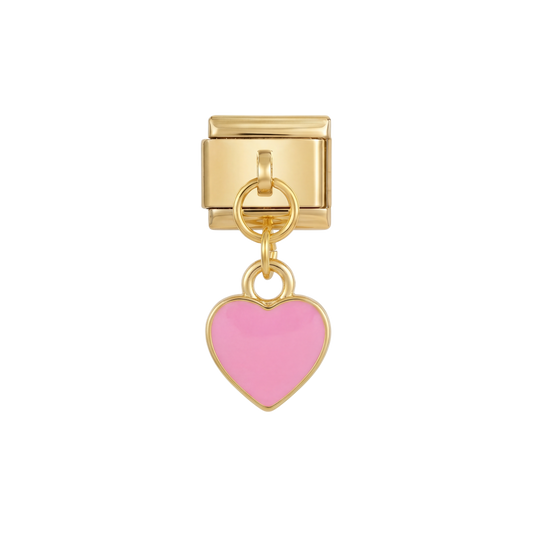 Pink Heart Gold