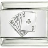 Royal Flush, på sølv
