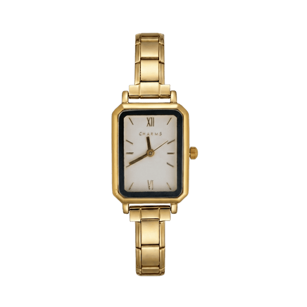 Como Watch Gold – White Dial Edition