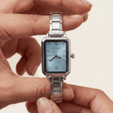 Como Watch Silver – Blue Dial Edition