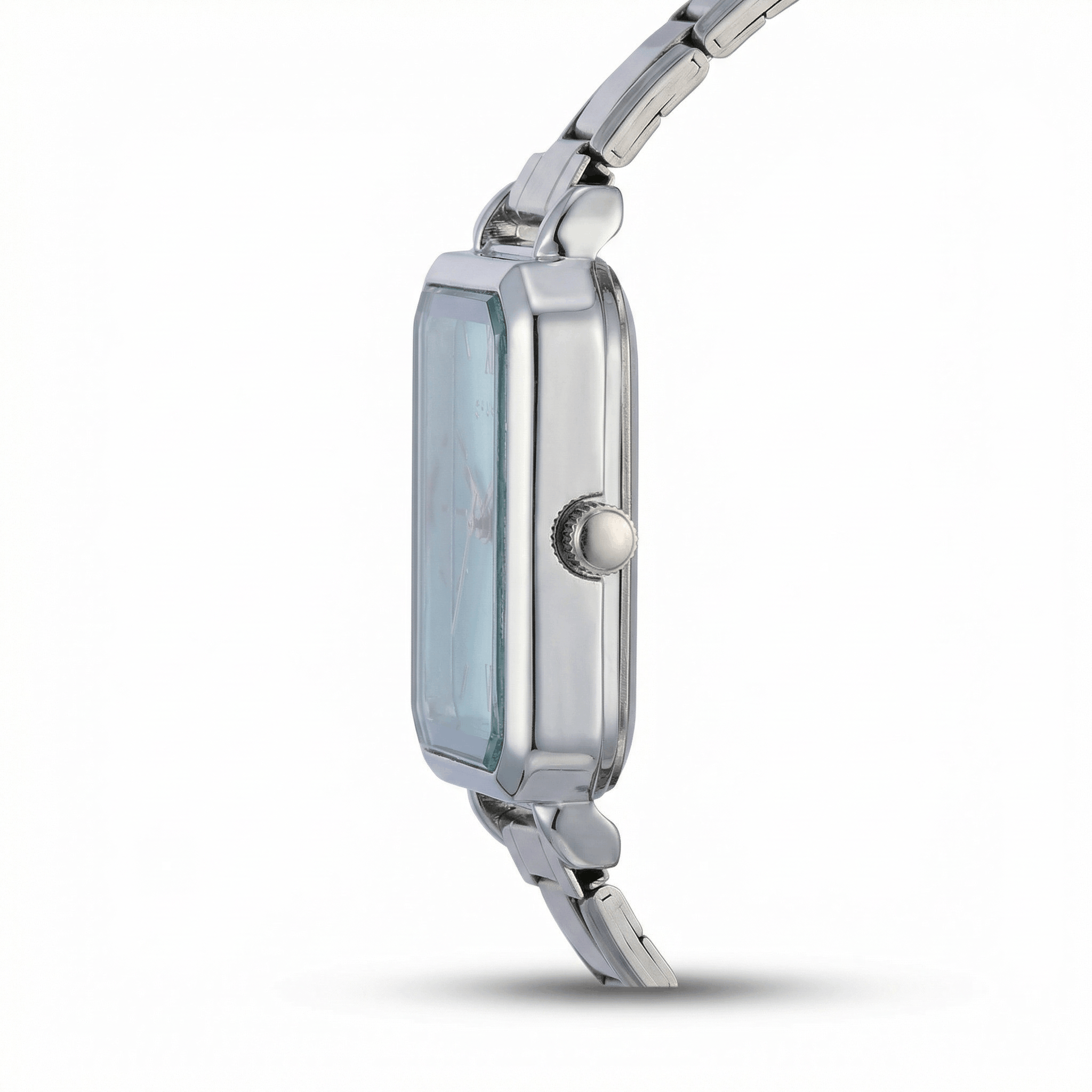 Como – Sølvutgave med blå urskive