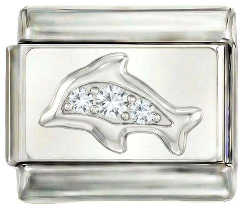 Skal legges til - Dolphin Bling Silver
