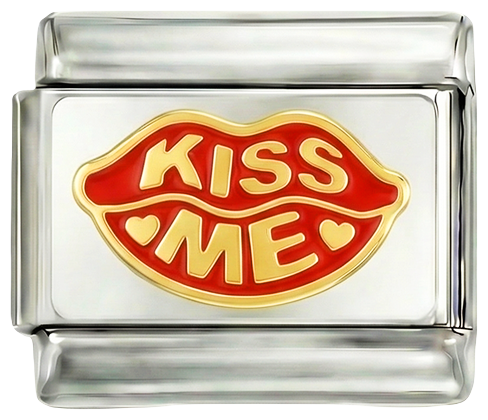 Røde lepper, kyss meg, i sølv