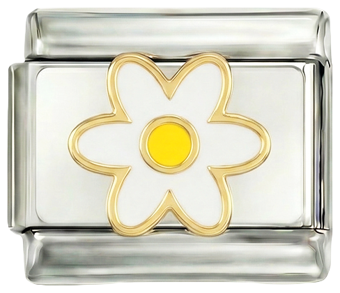 Legges til - Hvit margerit og hennes gule hjerte