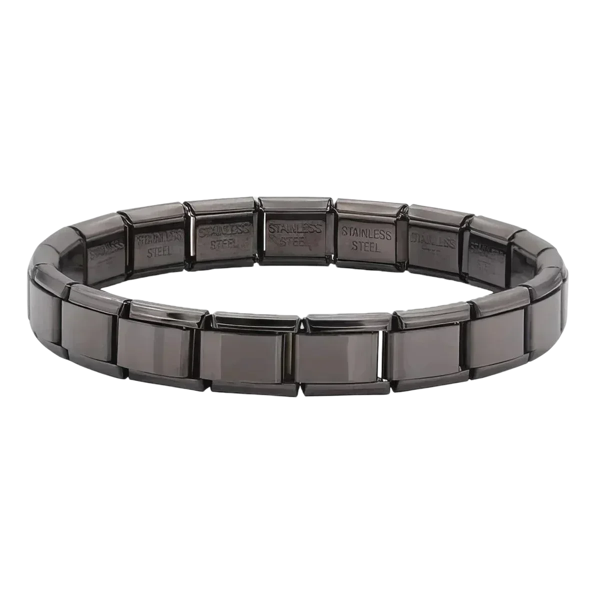 Charms-armbånd svart