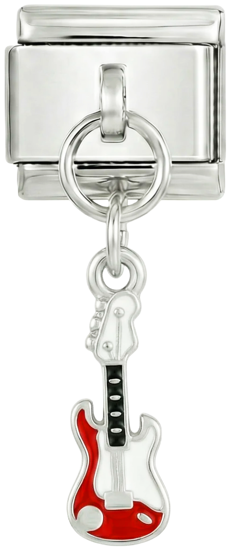 Electric Guitar, on Silver - electric-guitar-on-silver.png