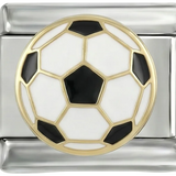 Soccer Ball, on Silver