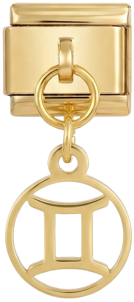 Gemini Sign Hanging on Gold - gemini-sign-hanging-on-gold.png
