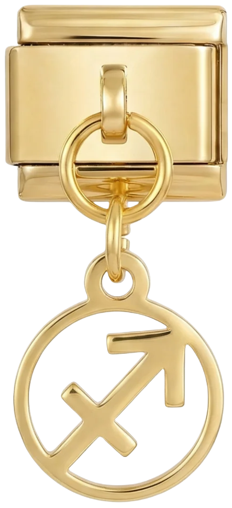 Sagittarius Sign Hanging on Gold - sagittarius-sign-hanging-on-gold.png