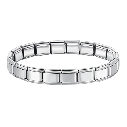 Pulsera charms plateada